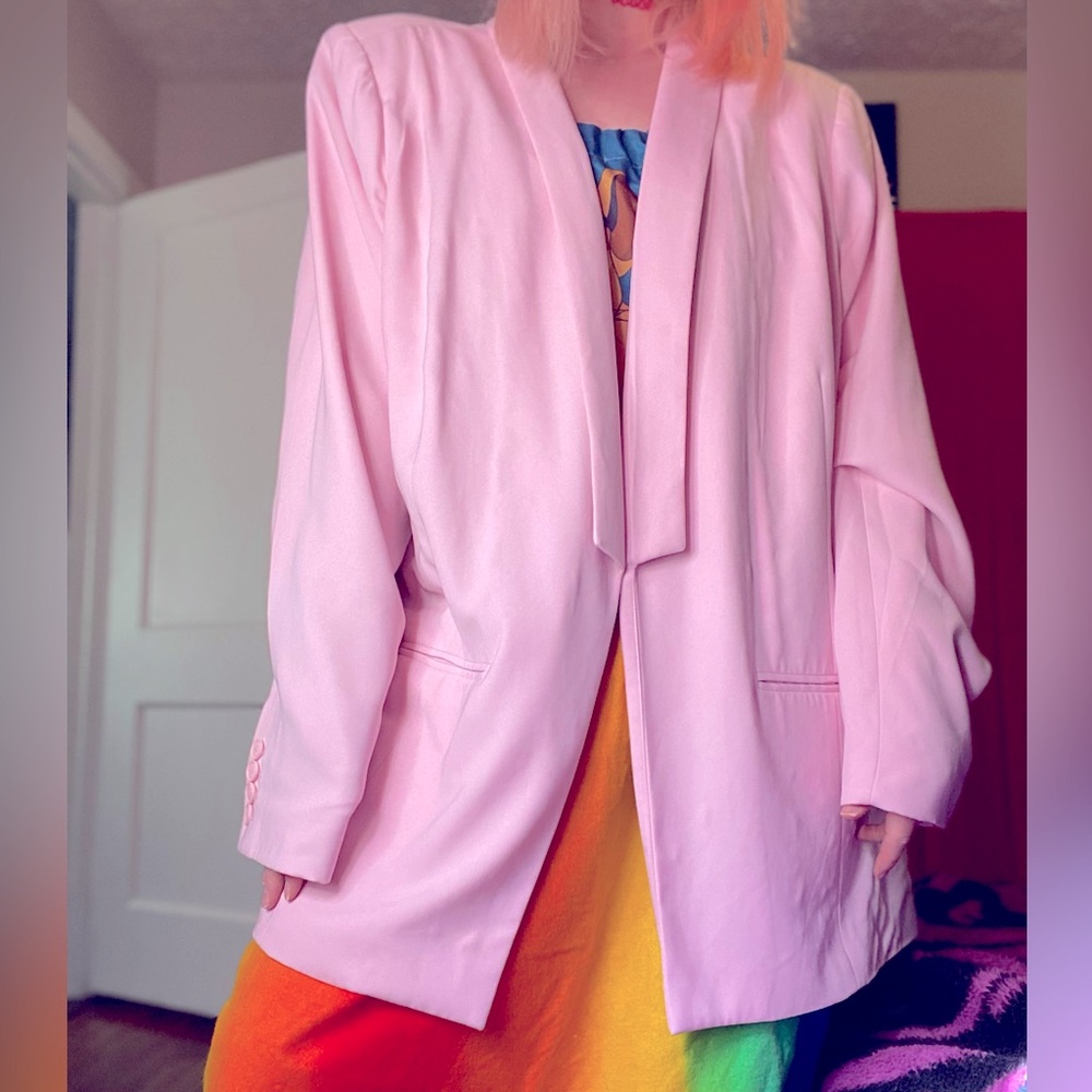 Boutique pale pink jacket blazer